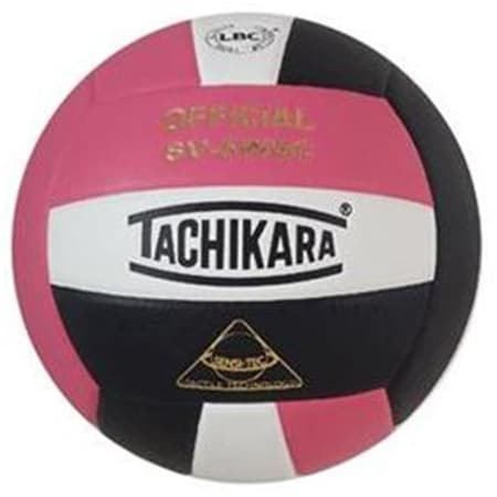 Tachikara Tachikara SV5WSC.PKWB Sensi-Tec Composite High Performance Volleyball - Pink-White-Black SV5WSC.PKWB